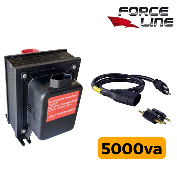 autotransformador 5000va slim force line bivolt fp1